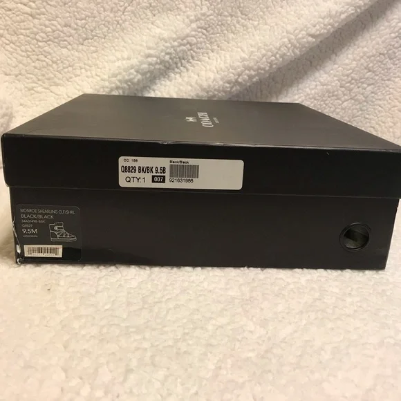 Coach Monroe Shearling Women’s Black Leather Boots Size 9.5B NIB - Picture 8 of 9